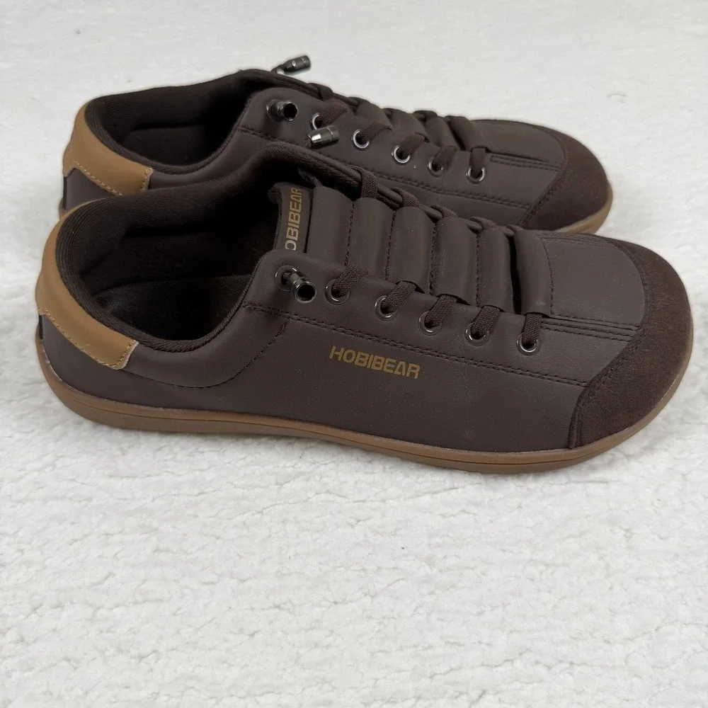 HOBIBEAR GST0071GC Shoes EU 41 25.5cm Brown Gum Sole Casual Walking US 8-8.5 Men
